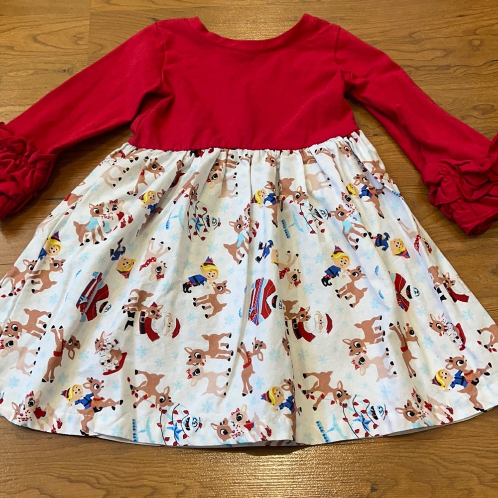 Toddler girls SweetWhitePeony holiday dress size 2
